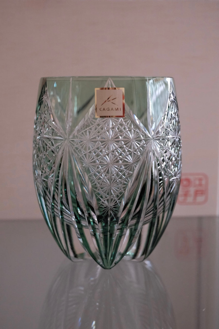 Kagami Crystal - Whiskey Glass, Edo Kiriko “Subaru”