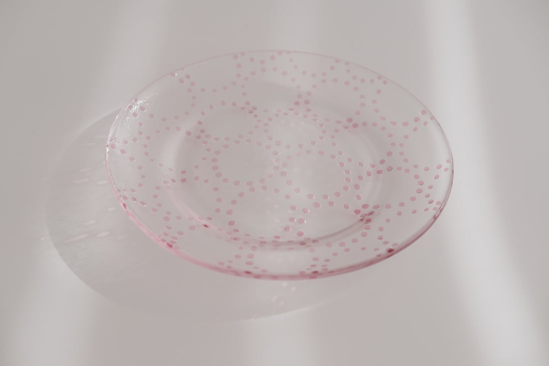 平井睦美Mutsumi Hirai 15cm plate tenn pink