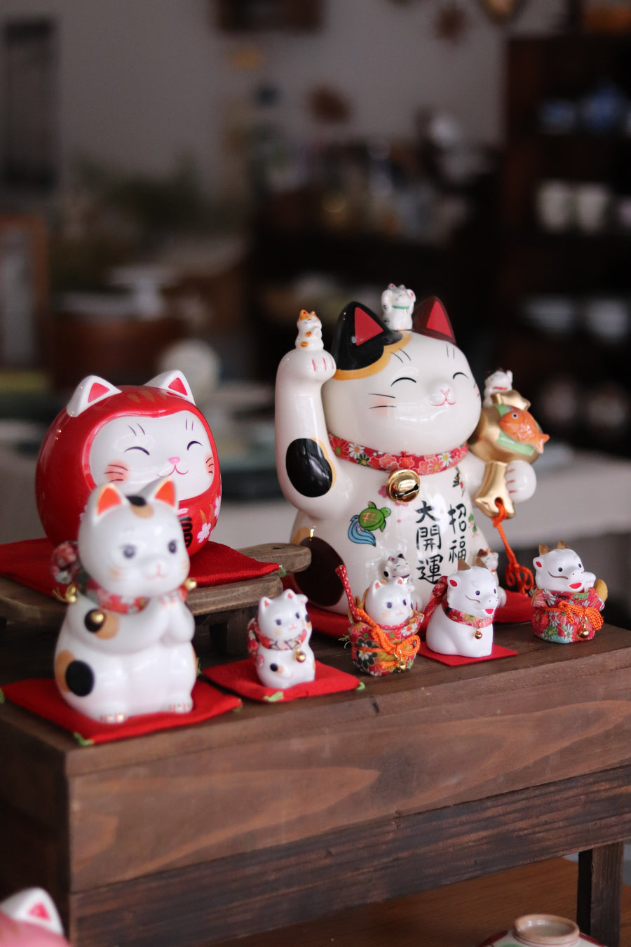 Maneki Neko- Lucky cat ornaments