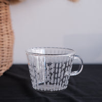 Miki Yamaguchi 山口未来 Toujours Glass Mug Raindrop (heat resistant)