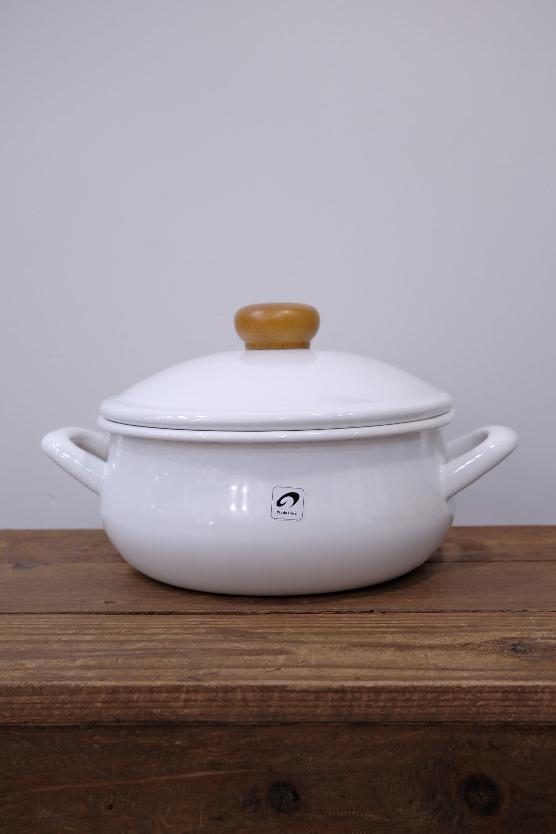 Japan Noda Horo Pochika White Pot