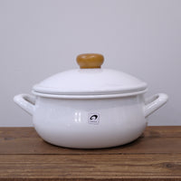 Japan Noda Horo Pochika White Pot