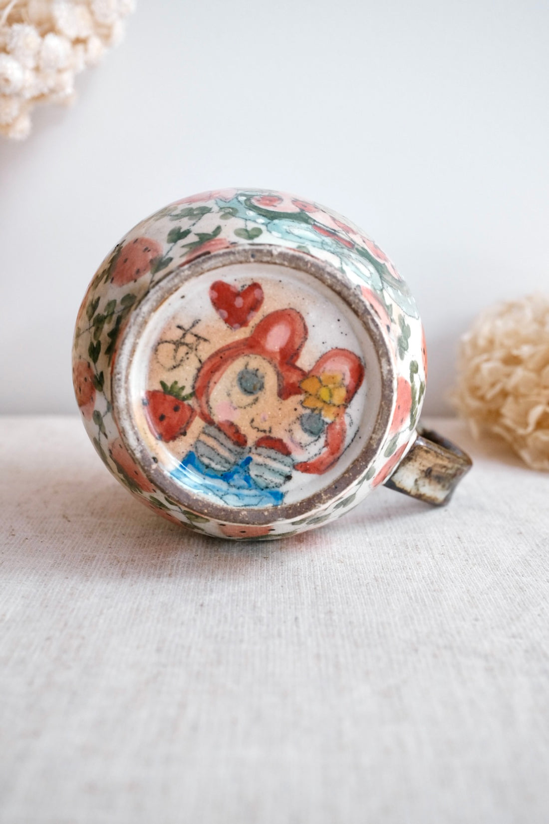 Asako Yamaguchi 山口麻子 Animal Strawberry Jug AI27a