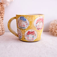 Asako Yamaguchi 山口麻子 Animal Grid Large Mug AI01