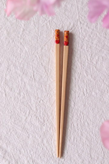 Ayataro Chopsticks - Bear with Heart - aya05