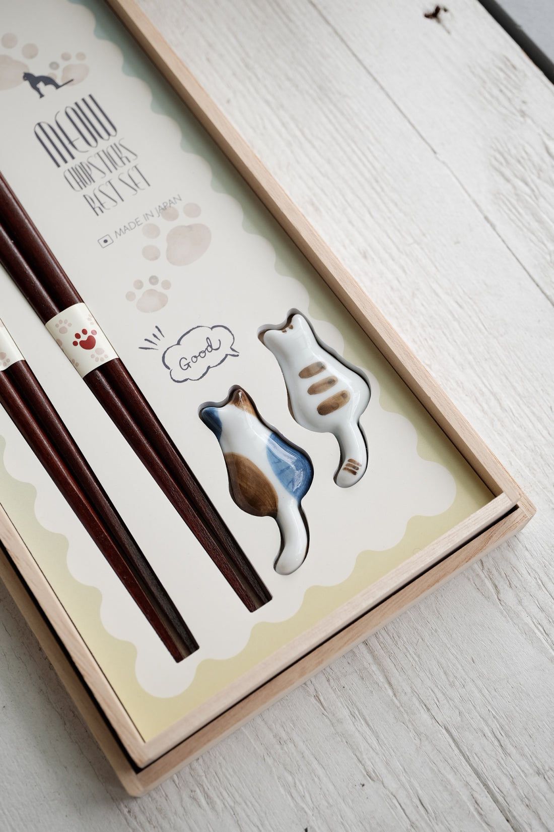 ISHIDA Chopsticks Gift Set - Cat