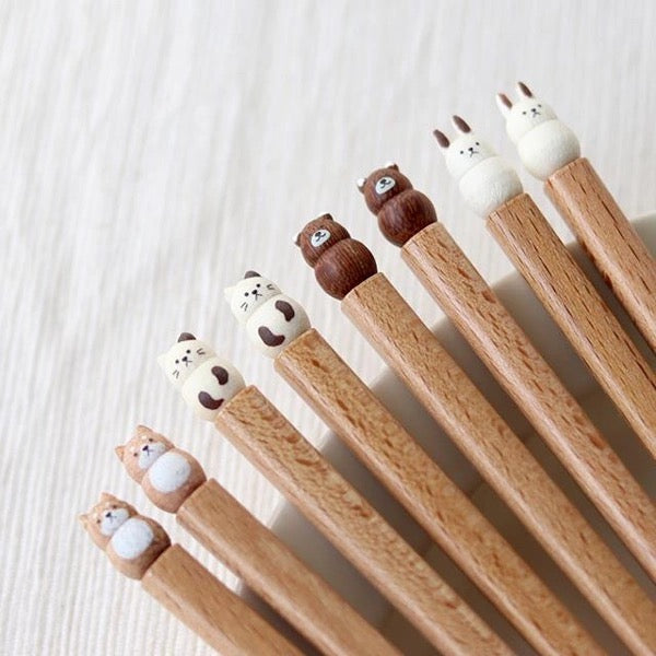 Plumpy Natural Wood Chopsticks