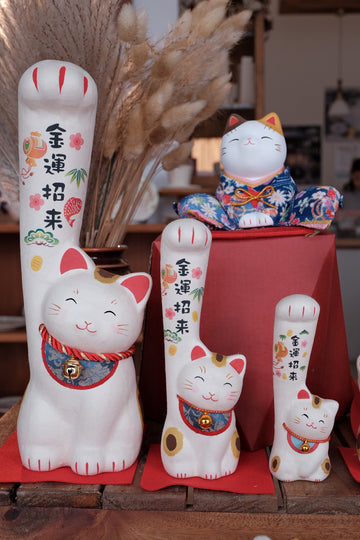 木村桜士堂 Paper Lucky Cat - Wealth