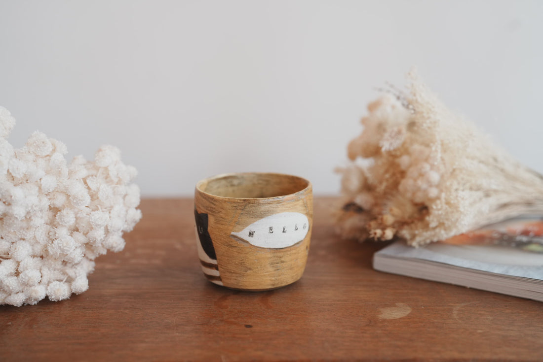 Fumiko Tsuchihashi 土橋文子 - Animal Mug FT02 #14