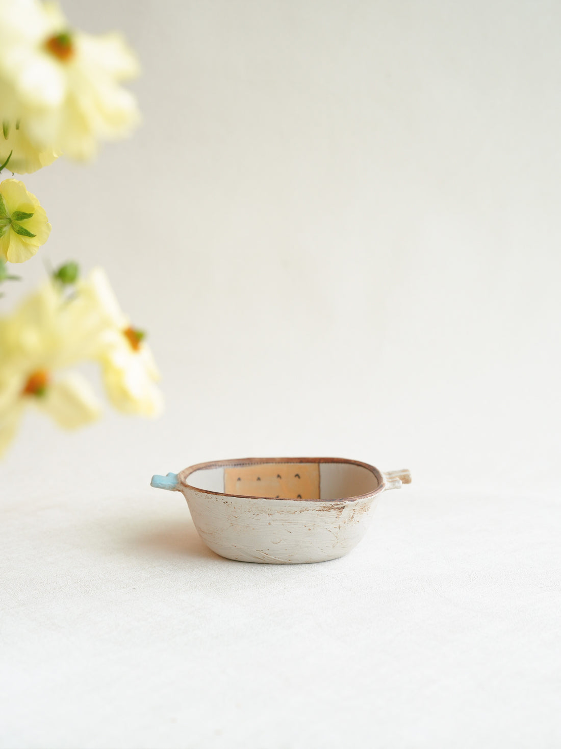 Misuzu Ishigami 石神美鈴 Small Double Handled Animal Square Plate MIS12