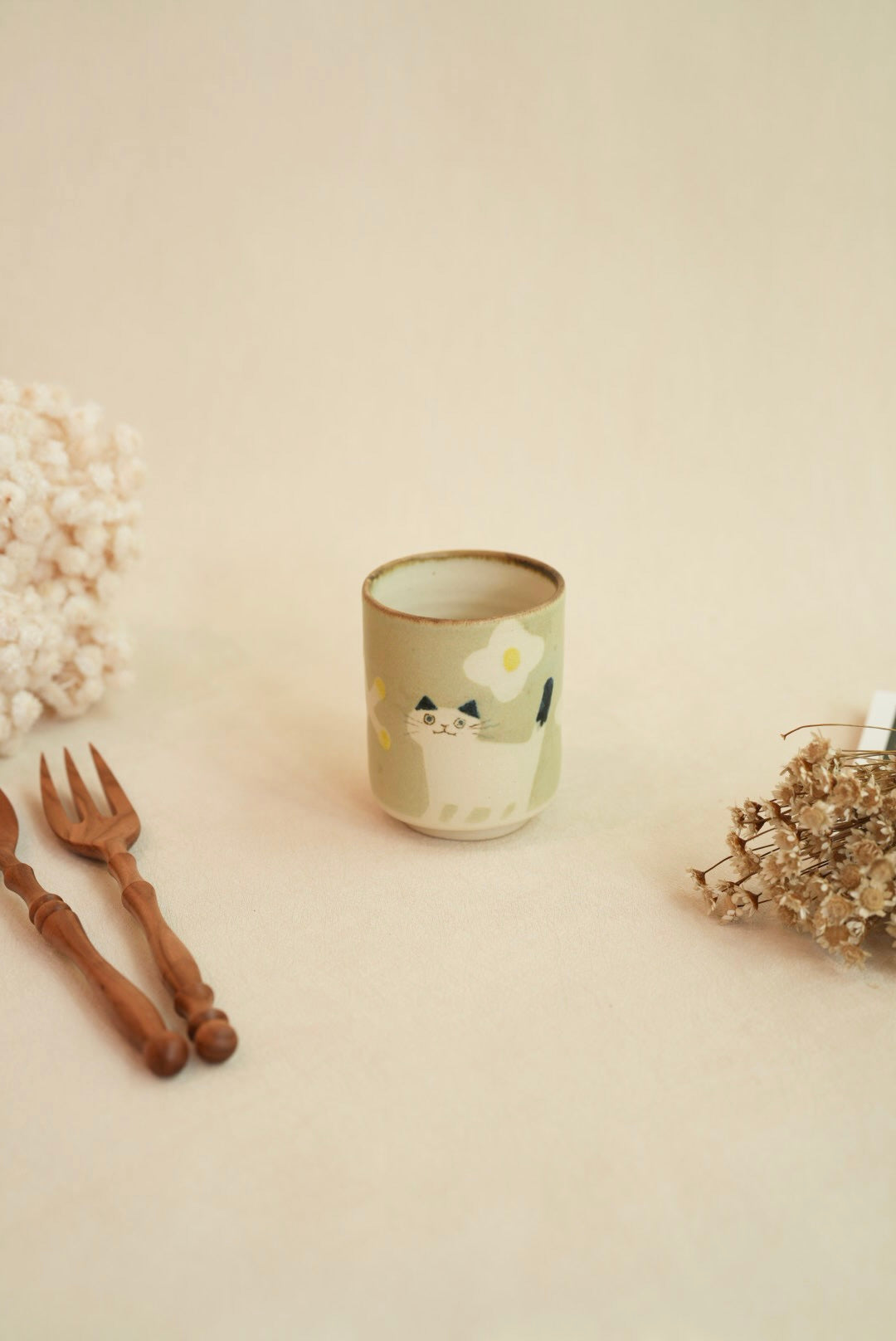 Makiko Sato 佐藤牧子- Cat & Plant Free Cup MS14