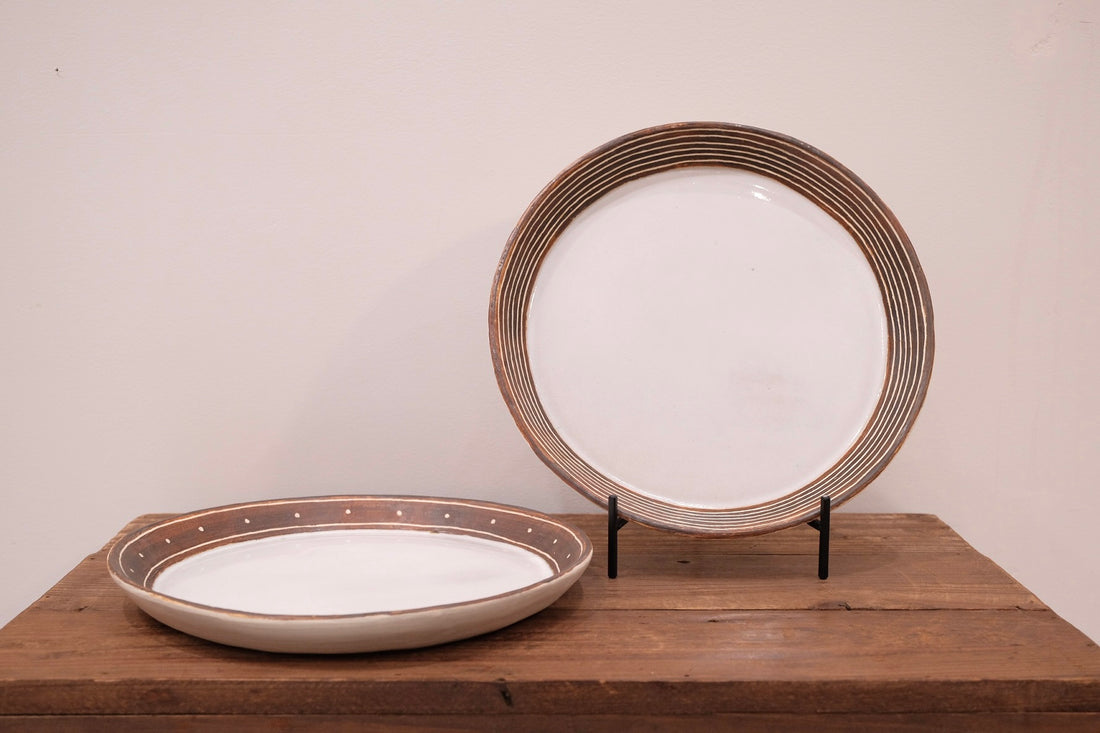 Emishi Kobo 池田匡優&美弥子 - Large Round Plate EK11