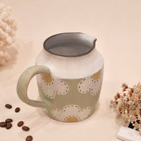 Kei Mitsumochi ミツ持啓 Flower Jug- Green KM82