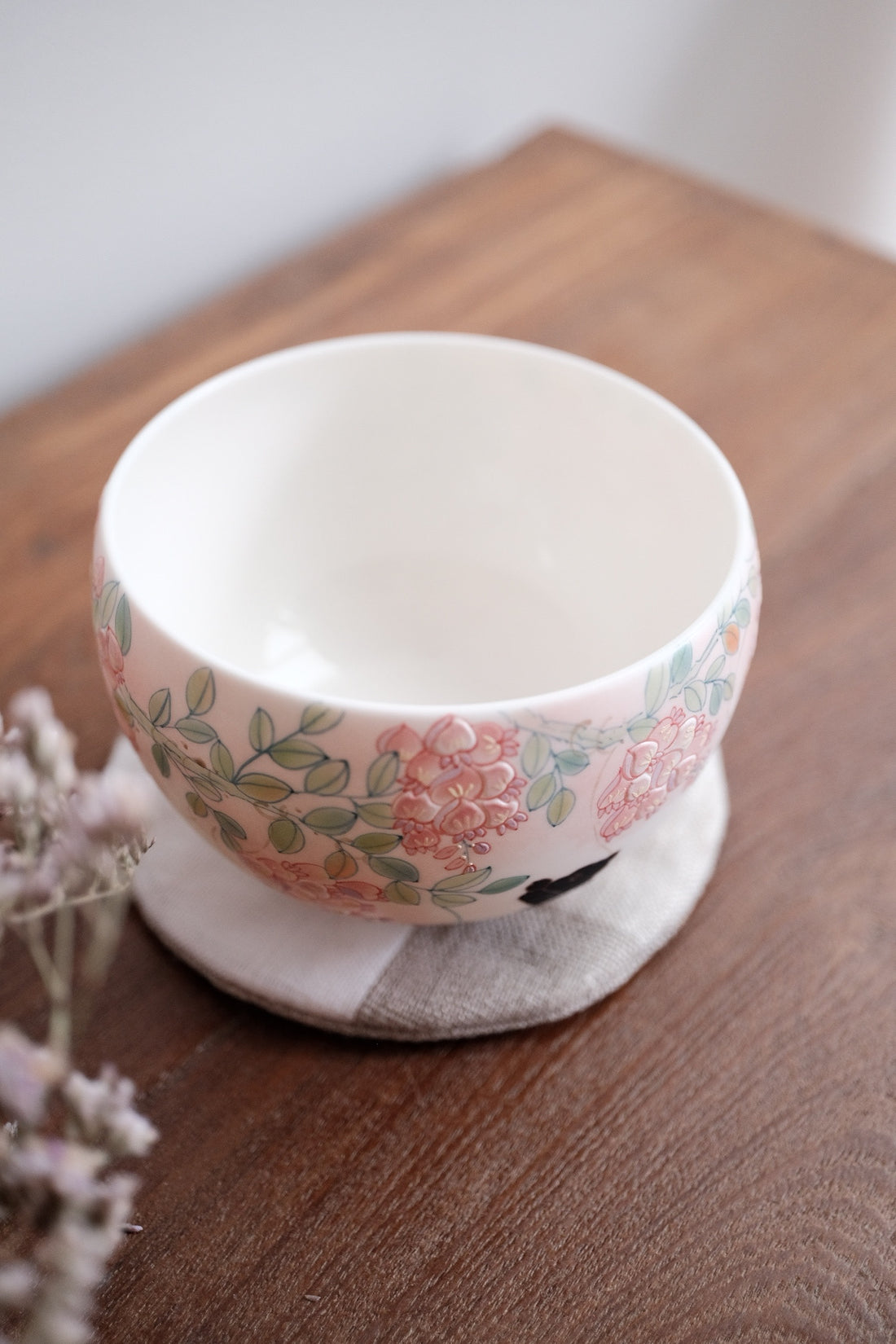 Baizhi Studio - Wisteria Black Cat Coffee/Tea Egg Shape Cup