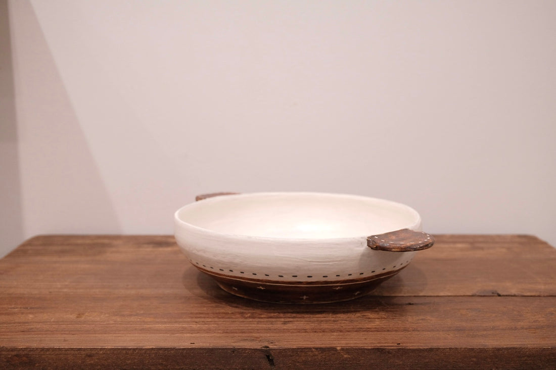 Emishi Kobo 池田匡優&美弥子 - Double Handled Plate EK18