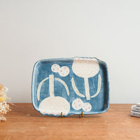 Hapun Pottery 拝志睦子 Rectangle Plate HP15