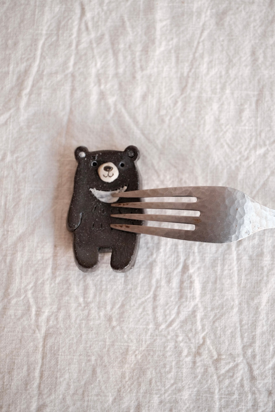 Tsubouchi Mayumi 坪内真弓 Bear Shaped Chopstick Rest MT13