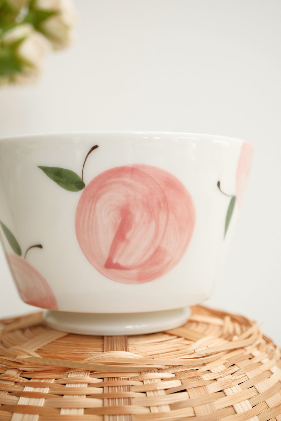 Hasami Ware Rice Bowl Flower Collection