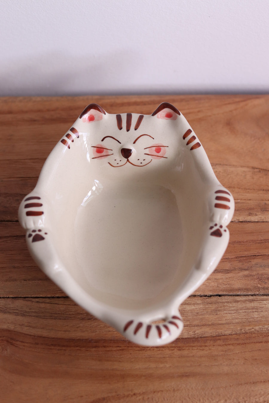 Hasami Arita ware Friendly Cat Small Bowl