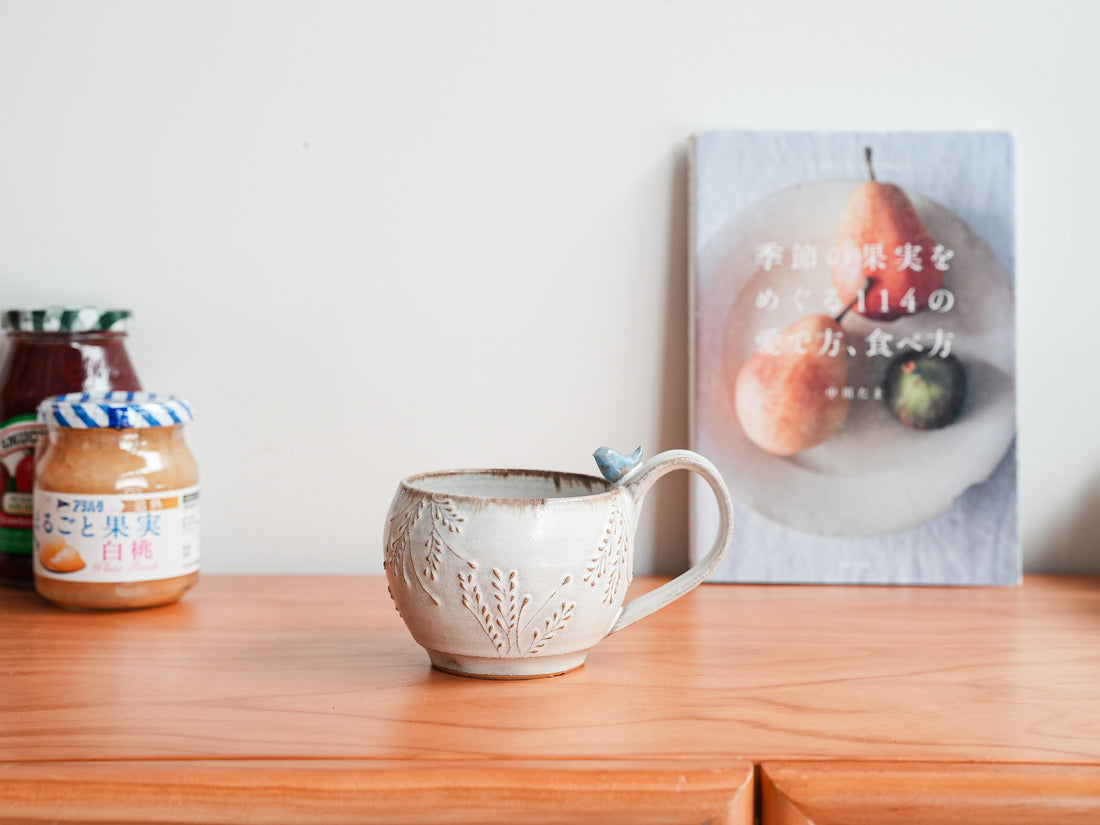 Satomi Motohashi 本橋里美 Bird Mug SM09
