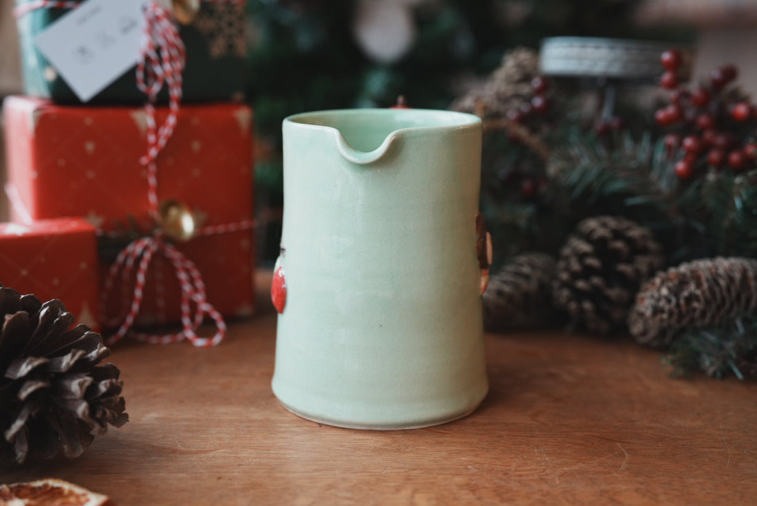 Fumiko Kondo 近藤布美子 - Green Bear Large Jug FK04