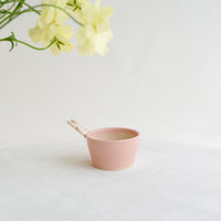 Fumiko Kondo 近藤布美子 - Pink Rabbit Dipping Dish with Handle FK27