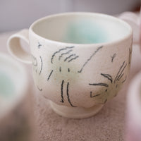 Zing Studio Hand-made Espresso Mug - Green