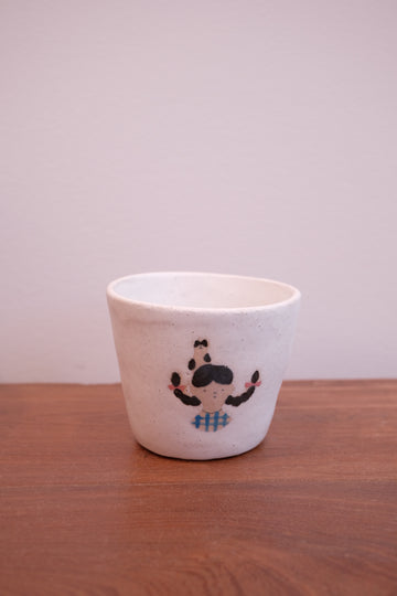 Aya Watanuki 綿貫彩 Tea Cup - White Girl with Braids