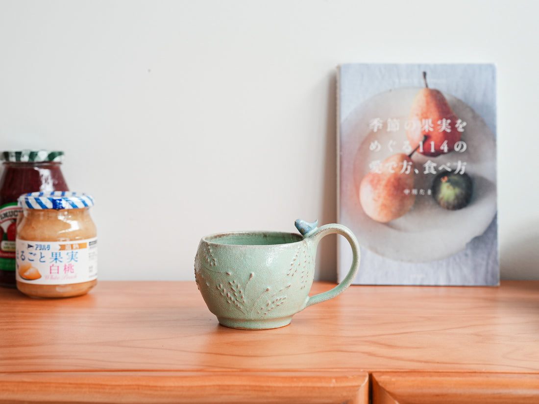 Satomi Motohashi 本橋里美 Bird Mug SM09