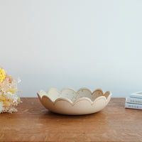 Chiho Yoshida 穗屋工房 Flower Edge Deep Plate - CY30