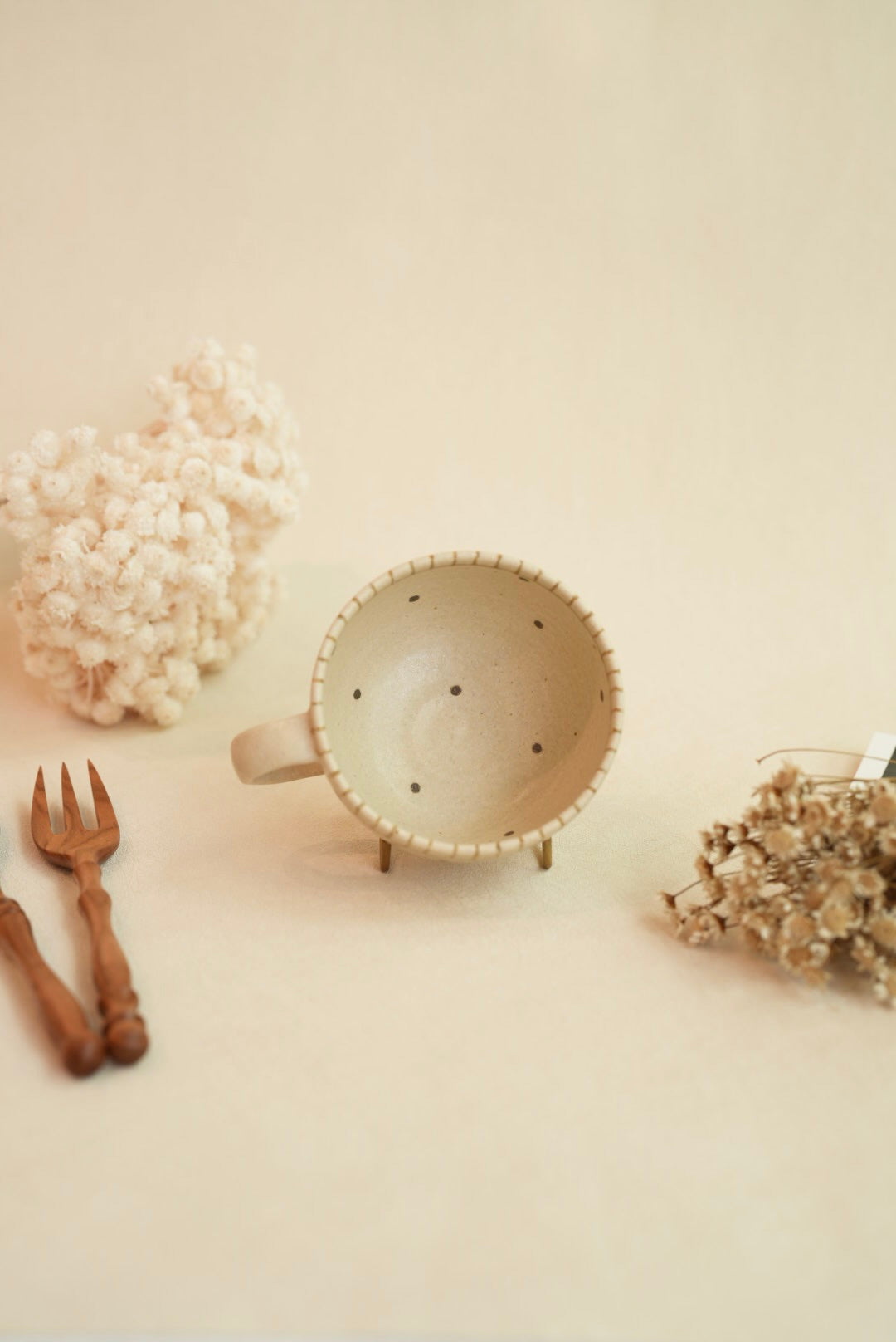 Chiho Yoshida 穗屋工房 Mug - Line & Dots CY14