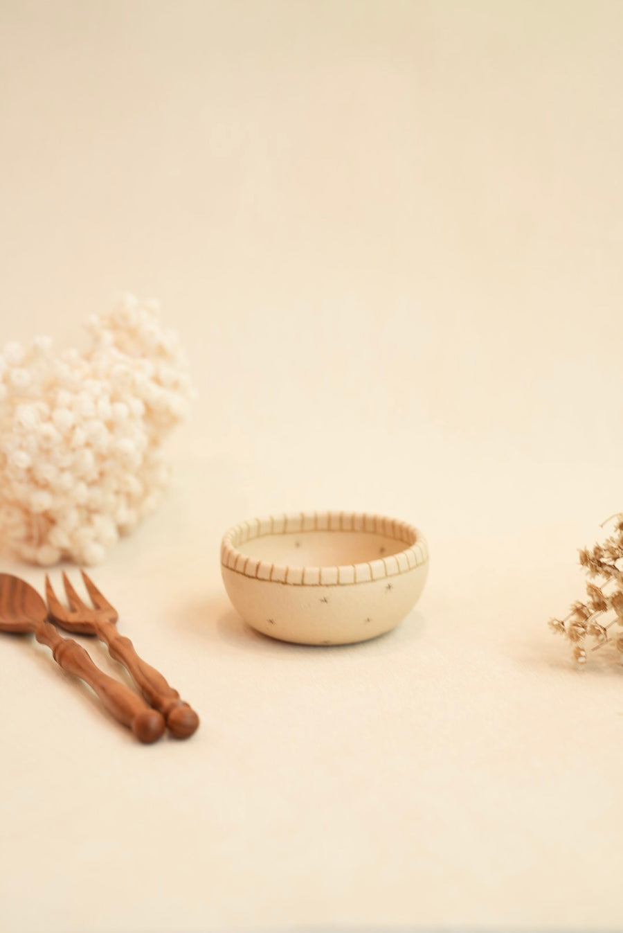 Chiho Yoshida 穗屋工房 Small Bowl - Line & Stars CY12