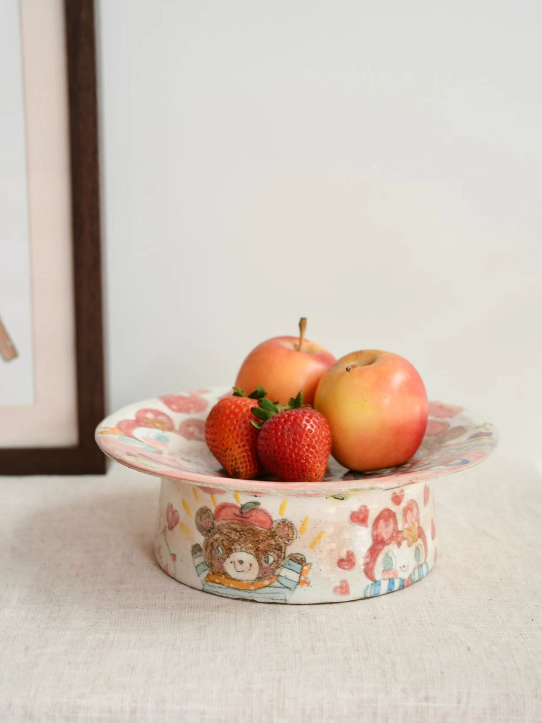 Asako Yamaguchi 山口麻子 Animal Pedestal Plate AI24