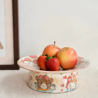 Asako Yamaguchi 山口麻子 Animal Pedestal Plate AI24