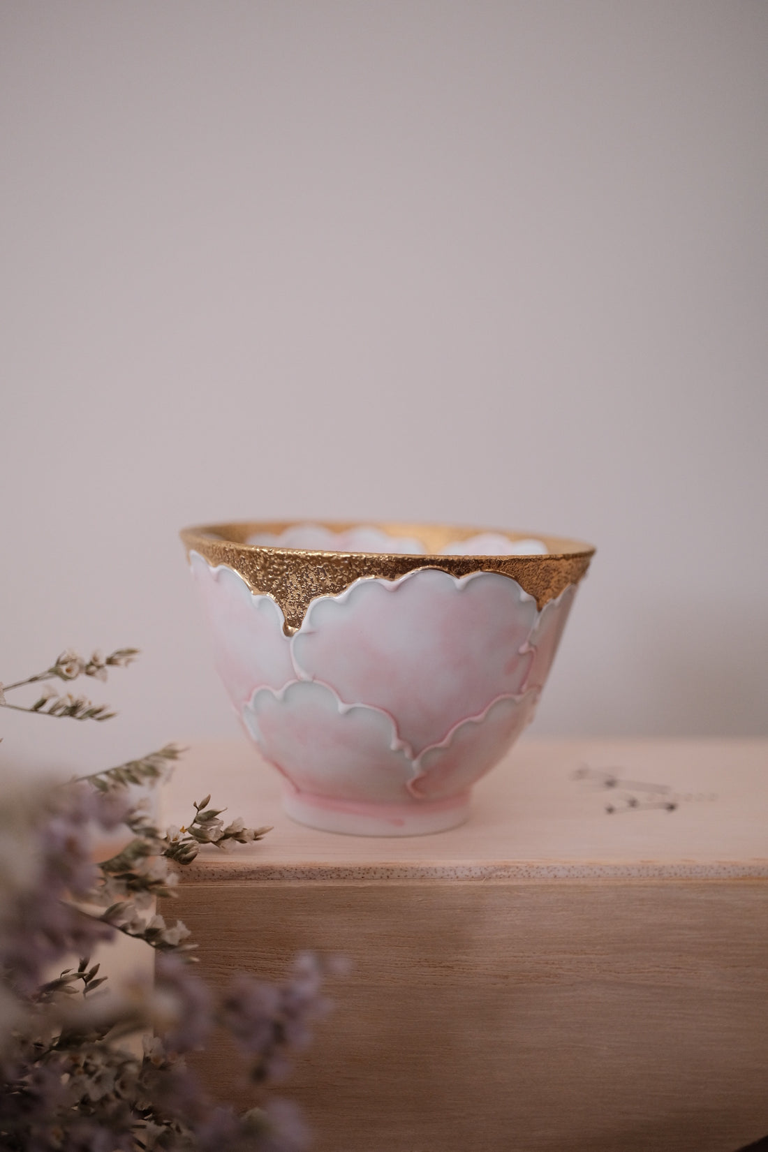 Arita Ware Peony Teacup Set of 2