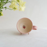 Fumiko Kondo 近藤布美子 - Pink Rabbit Soup Mug FK35