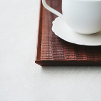Kazunori Takatsuka 高塚和則 Square Walnut Wood Tray KU05