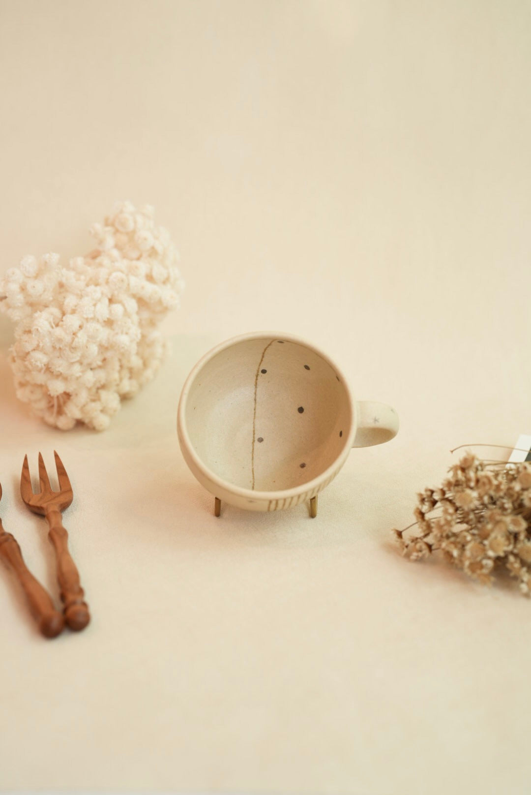 Chiho Yoshida 穗屋工房 Mug - Line & Stars CY13