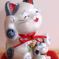 Blue Fortune Lucky Cat 4.5