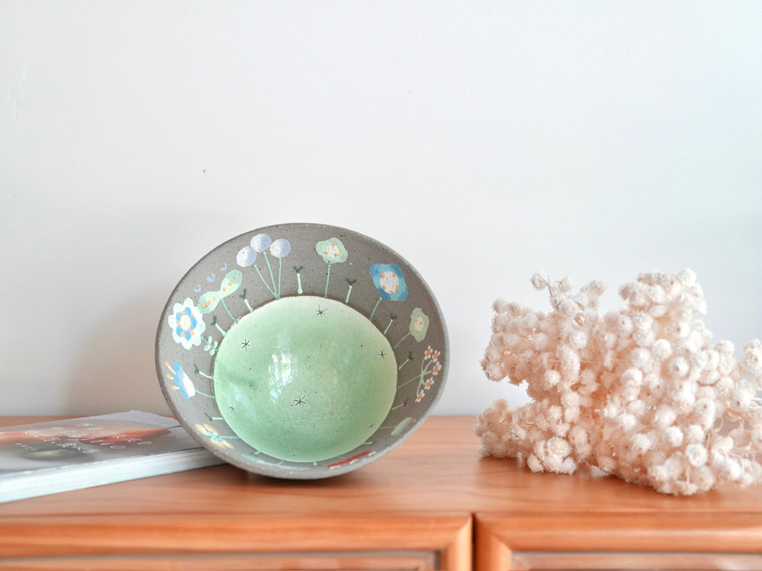 Akemi Nakamura 中村明美 Flower Ramen Bowl AN18