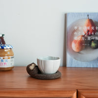 Aya and Yoshiko Wool Felt Small Animal Coaster - Otter YS01