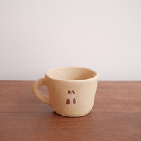 Aya Watanuki 綿貫彩 Mug - Small (Yellow Cat)