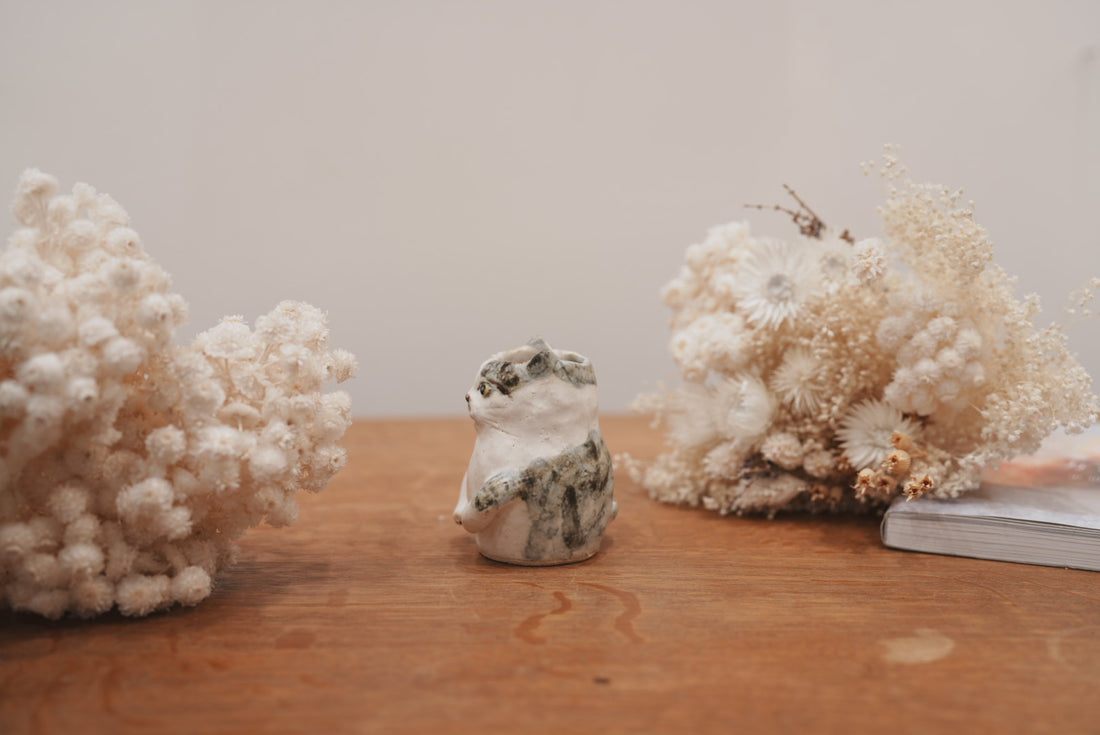 Shoko Matsuura 松浦唱子 Small Cat Flower Vase SM03 #2