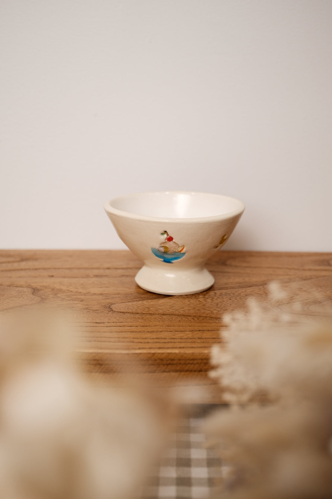Fukuda Yuko 福田友子 Small Pedestal Bowl FU13