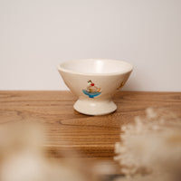 Fukuda Yuko 福田友子 Small Pedestal Bowl FU13