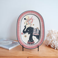 Shirogarasu Studio Circus Oval Plate BY33