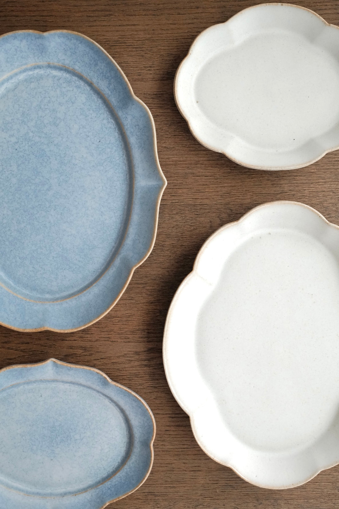 Norio Nakabayashi 中林範夫 Small Oval Plate - Light Blue NN05