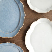 Norio Nakabayashi 中林範夫 Small Oval Plate - Light Blue NN05