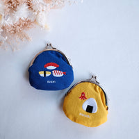 Decole Embroidered Coin Pouch