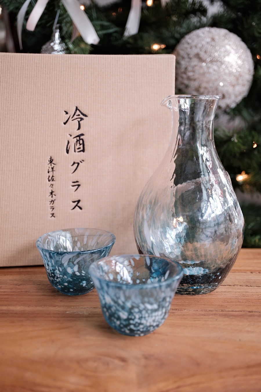 Toyo-sasaki Sake Gift Set - Blue